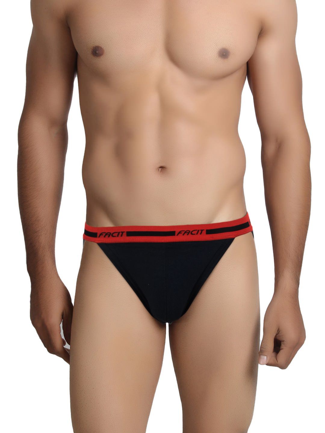 Facit Men Navy Blue String Bikini Briefs