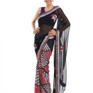 FNF Indigo Blue Sari
