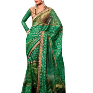 FNF Green Sari