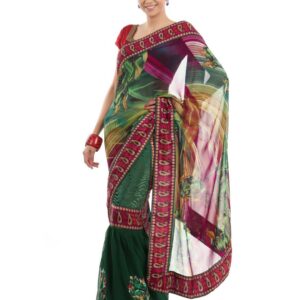 FNF Multi Coloured Sari