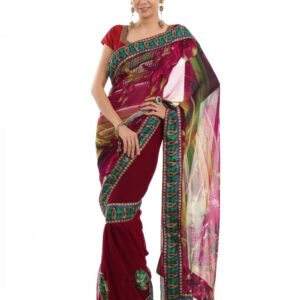 FNF Multi Coloured Sari