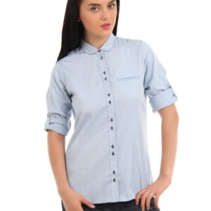 Femella Women Blue Shirt