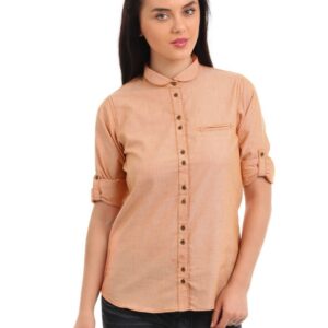 Femella Women Orange Shirt