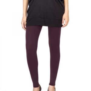 Femella Women Wine Skinny Leggings