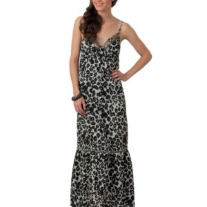 Forever New Women Printed Black Dress