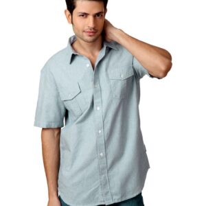 French Connection Men Blue Shirt