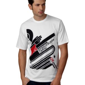 French Connection Men White T-shirt