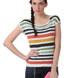 French Connection Women Multicoloured Striped Top