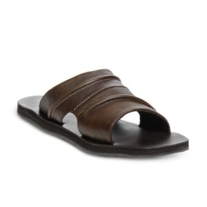GAS Men Brown Deeply Sandals