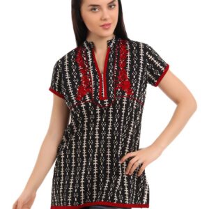 Global Desi Women Black Kurti