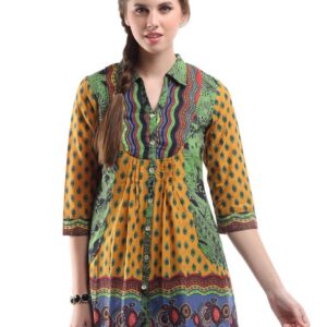 Global Desi Women Mustard Tunic