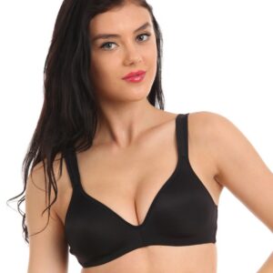 Hanes Women Black Moulded Tee Shirt Bra