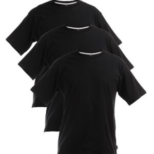 Hanes Men Black Crew Pack Of 3 Innerwear T-Shirts
