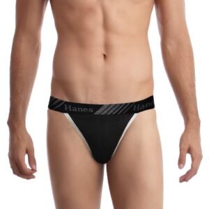 Hanes Men Grey Premium String Bikini Briefs