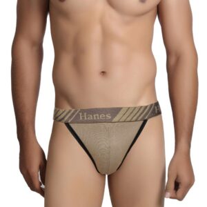 Hanes Men Olive Premium String Bikini Briefs