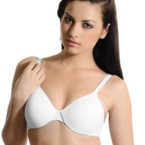 Hanes Women White Concealing Petals Underwire Moulded Bra