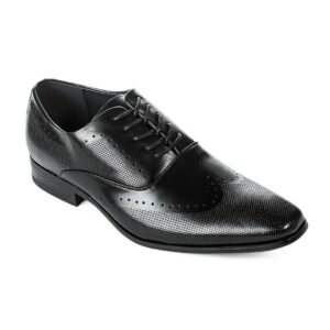 Homme Men Black Formal Shoes