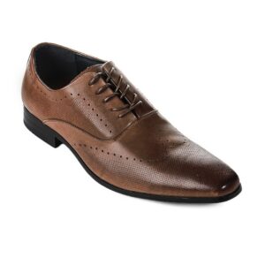 Homme Men Brown Formal Oxford Shoes