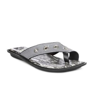 ID Men Black & White Sandals