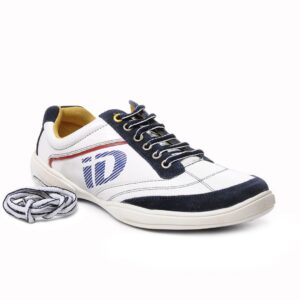 ID Men White & Navy Blue Casual Shoes
