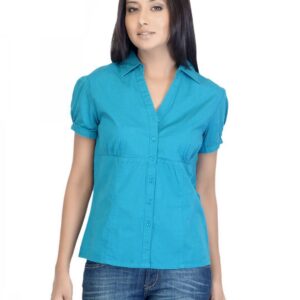 Jealous 21 Women Teal Shirt