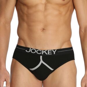 Jockey COMFPLUS Men Black Y Front Briefs 8004