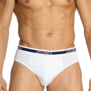 Jockey ELANCE Men White Brief 1010