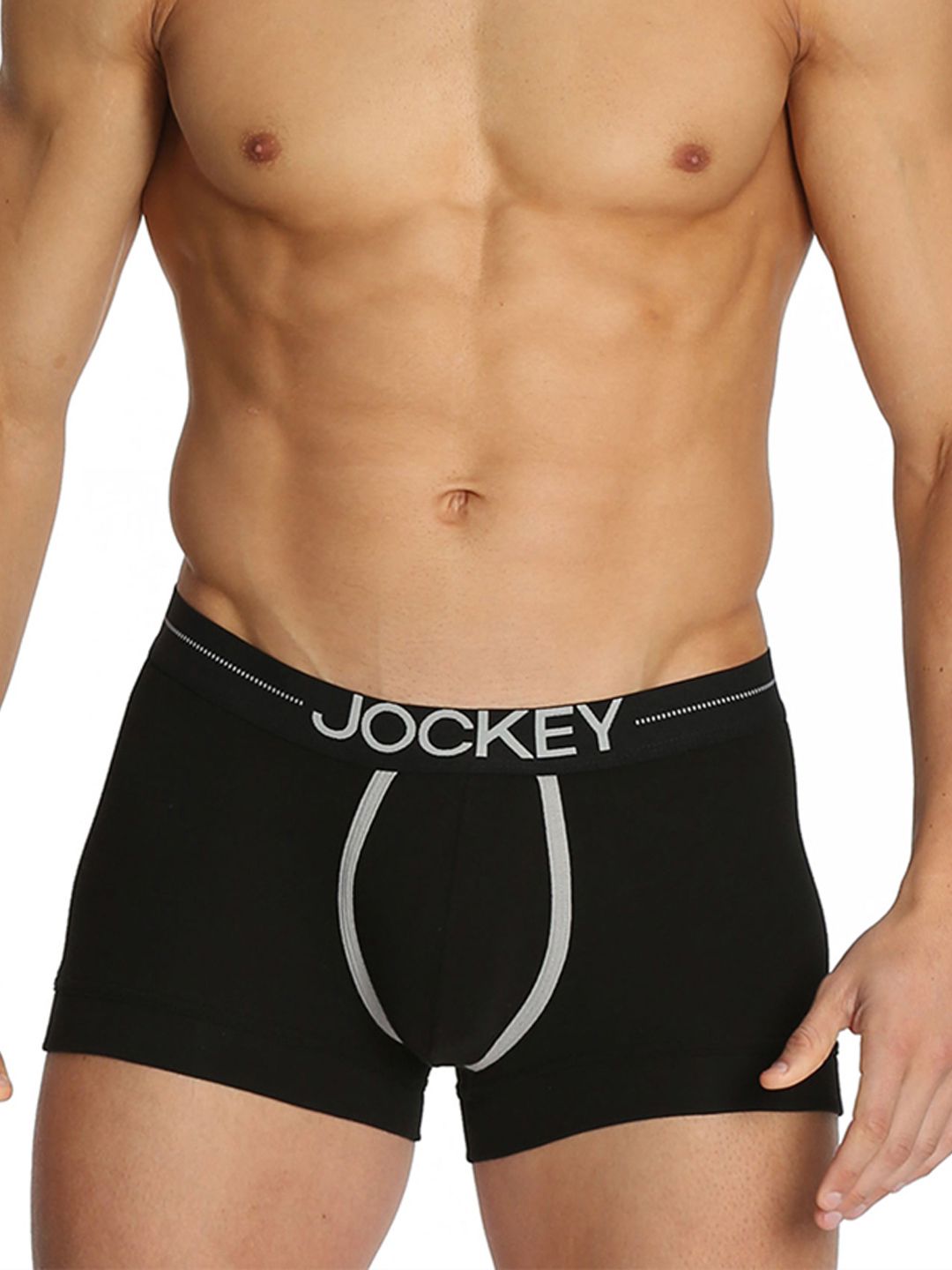Jockey COMFORT PLUS Men Zone Black Trunks 8015