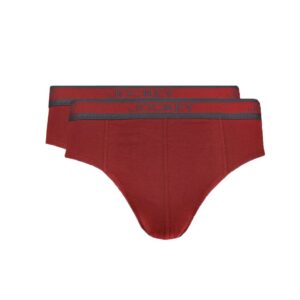 Jockey ELANCE Mens Red Pack of two Briefs 1010