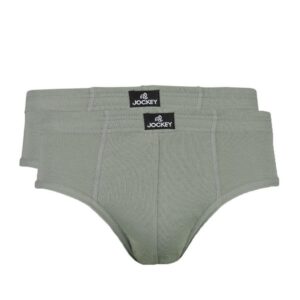 Jockey Pack of 2 Men Grey Pebble Briefs