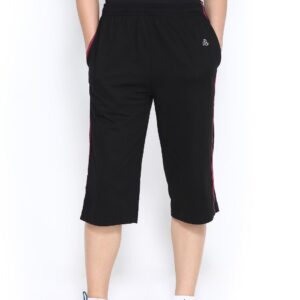 Jockey Women Black Relaxed Capris