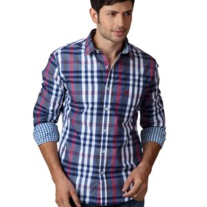 John Players Men Blue Shirt