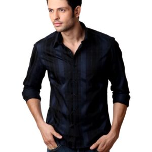 John Players Men Blue Shirt