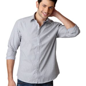 John Players Men Grey Shirt