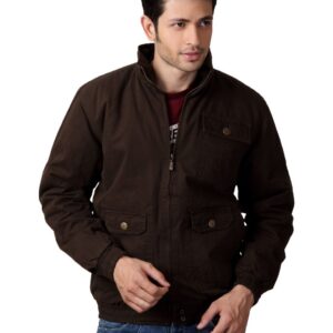 Just Natural Men Brown Jacket