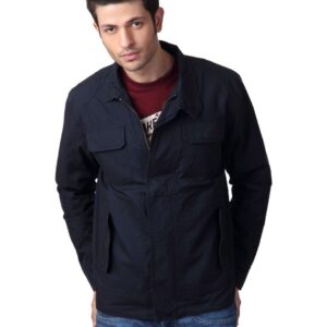 Just Natural Men Navy Blue Jacket