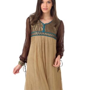 La-Emotio Women Caramel Brown Kurta