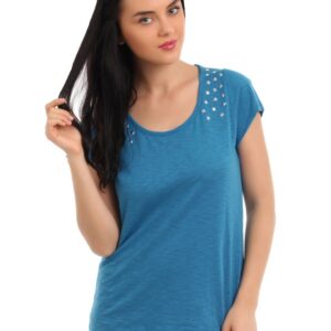 Latin Quarters Women Blue Top
