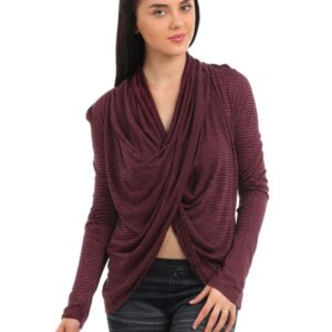 Latin Quarters Women Pink & Black Top