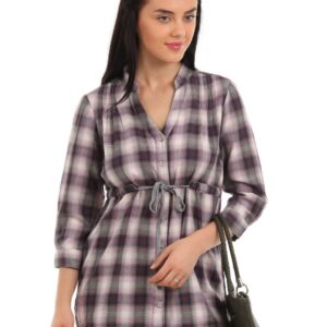 Latin Quarters Women Purple Shirt