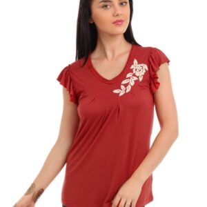 Latin Quarters Women Red Top