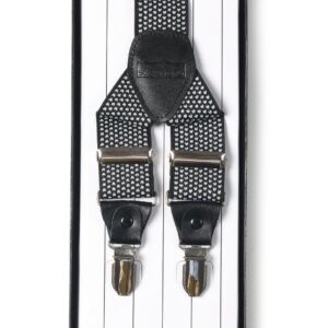 Lino Perros Men Black Suspenders