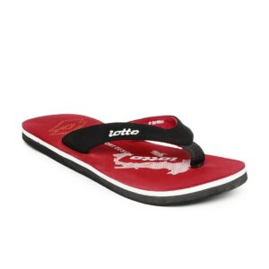 Lotto Men Red Flip Flops