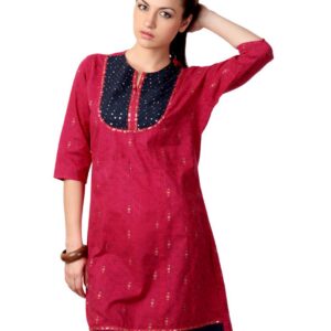 Mother Earth Women Pink Kurta