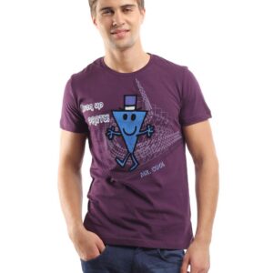 Mr.Men Little Miss Men Purple Tshirt