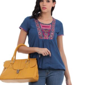 Mumbai Slang Women Blue Top