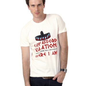 Myntra Men Off-White Printed T-shirt