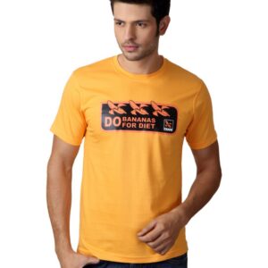 Myntra Men Yellow T-shirt