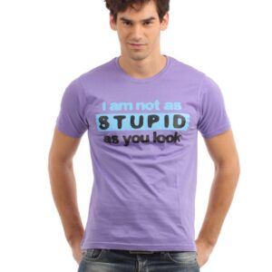 Myntra Men Purple T-shirt