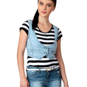 ONLY Women Blue Waistcoat